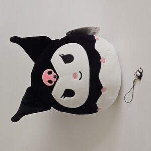 🖤💖Kuromi Squishmallow 8” Plushie Hello Kitty & Friends NWT &Kuromi Phone Charm